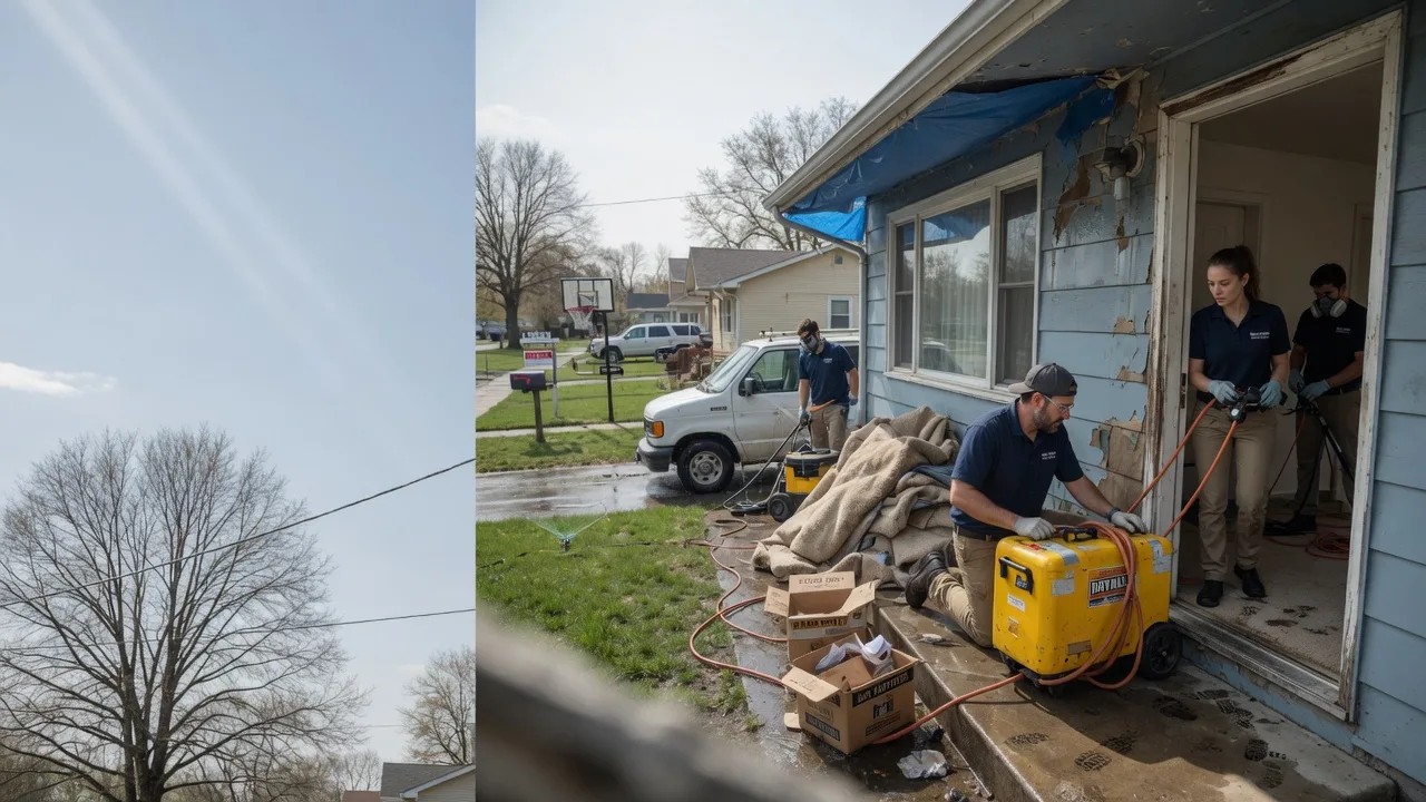 Basement Flood Cleanup in Kingston, OH near me